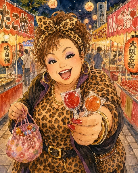 おばちゃん・パワー 飴ちゃん食べる⁉
