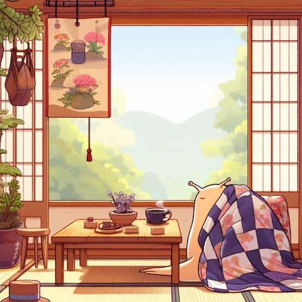 夏のコタツムリ