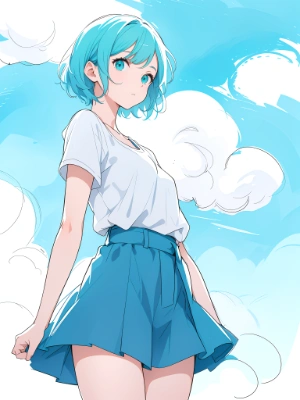 blue sky
