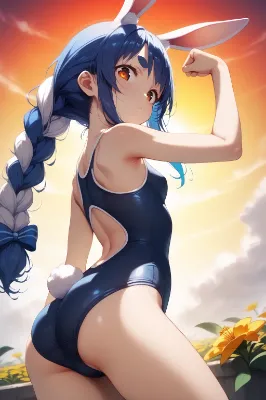 水着ぺこちゃん