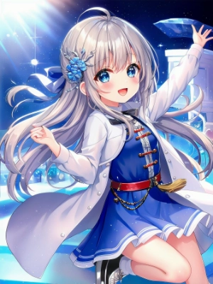 氷の世界の女の子