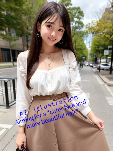 ロングヘア美少女