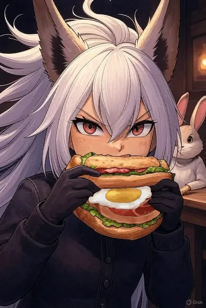 昼食のバーガーがでかすぎた問題