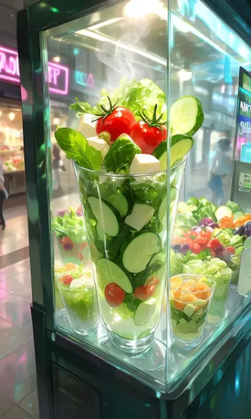 サラダディスプレイ
