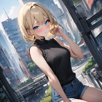 金髪の女の子3
