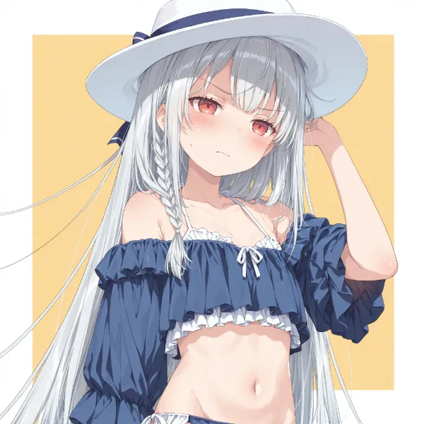 オフショルダー水着