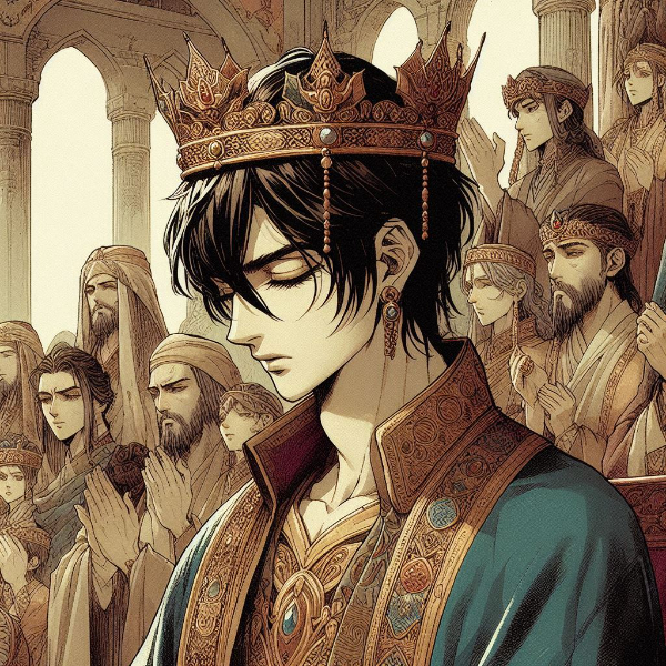 第十八代国王、戴冠。