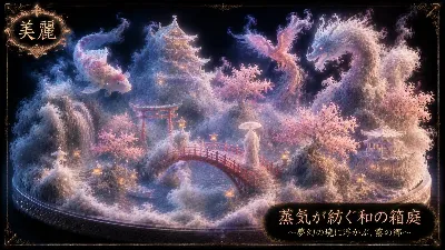 蒸気が紡ぐ幻の和の箱庭