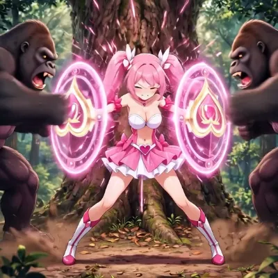 【動画】魔法少女アドレセント・ピーチ「ブロッサム・ガード」