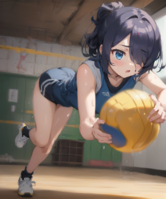 メカクレ少女とドッジボール！