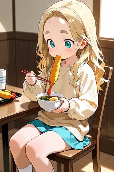 年越しソバとおでこちゃん