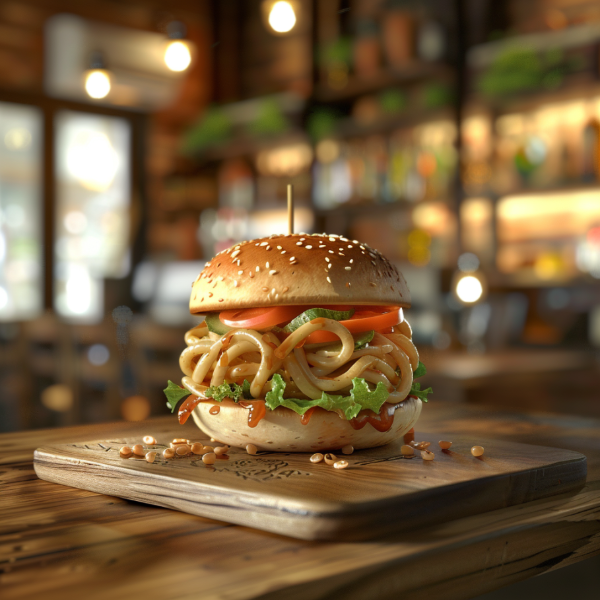 うどんバーガー