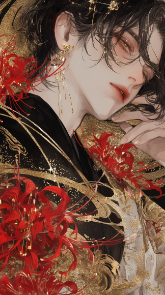 彼岸花の美青年