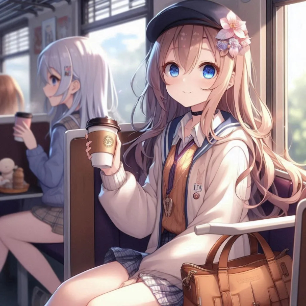 コーヒー飲んで列車の旅へ