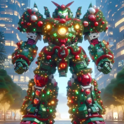 クリスマスツリーロボ