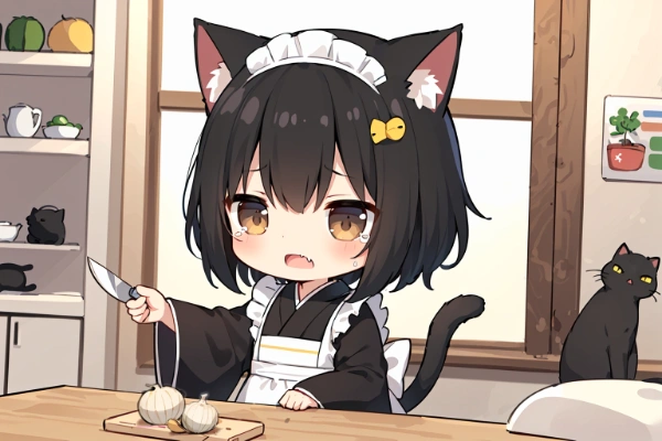 たまねぇぎ担当だにゃんて目に沁みてキツイにゃー＞＜