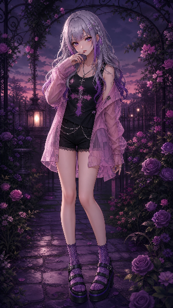 地雷系コーデ（しおんちゃん）