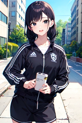 運動が好きそうなお姉さん