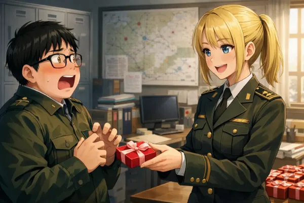 バレンタインと、士気維持物資