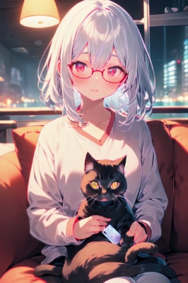 眼鏡の女の子