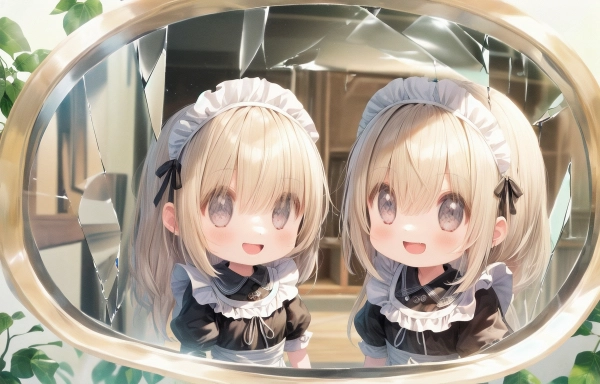 ガラスとメイドちゃん②