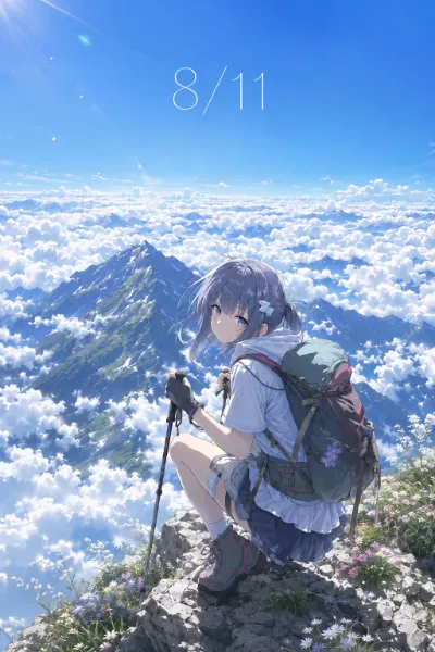 雲海の頂で、振り返る夏