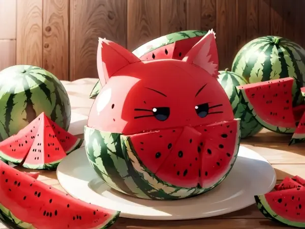 スイカですよろしくおねがいします。🍉🐈