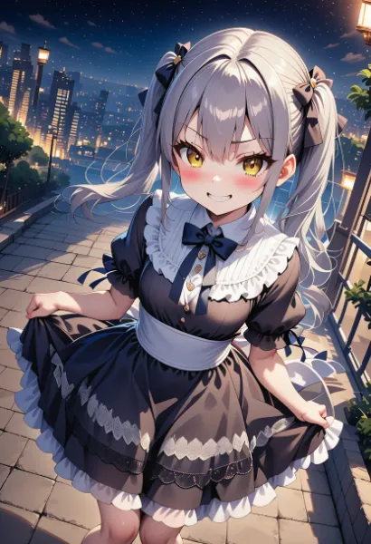 さあ夜の散歩へ行きましょう