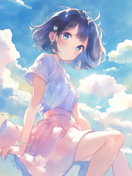 夏空。