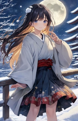 着物の少女