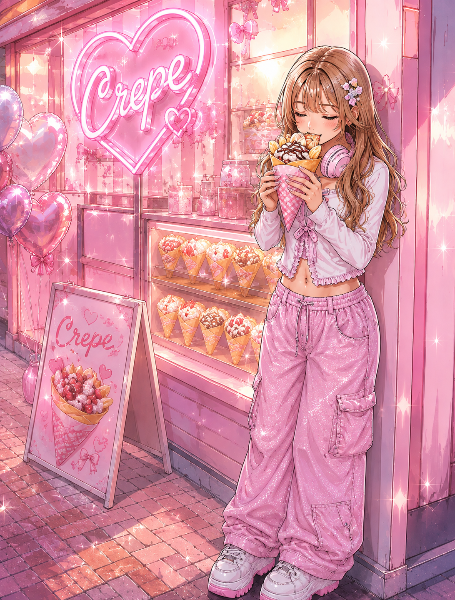 チョコバナナクレープ（れい）