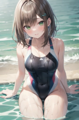 私と一緒に泳ご？