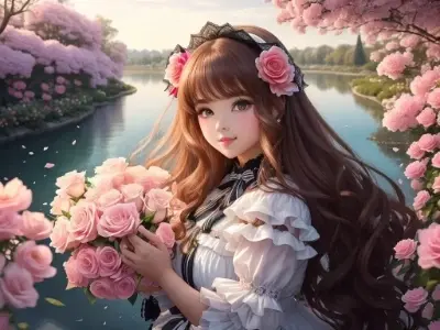 バラの少女