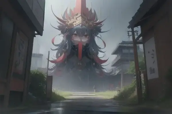 妖怪「雨顔（あまがお）」