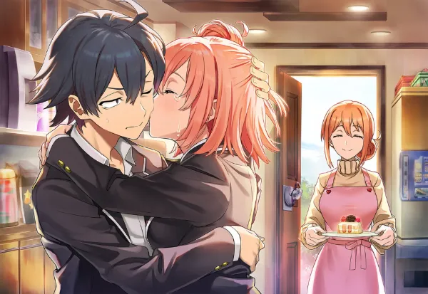 誕生日に久しぶりの再会に涙を流す由比ヶ浜結衣