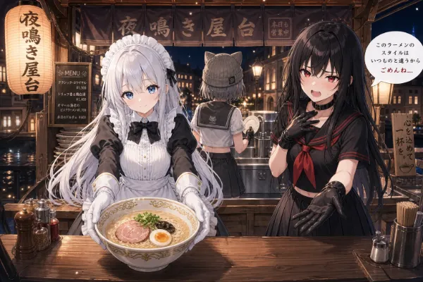 今日のアルバイト：他の人の屋台を一晩経営する