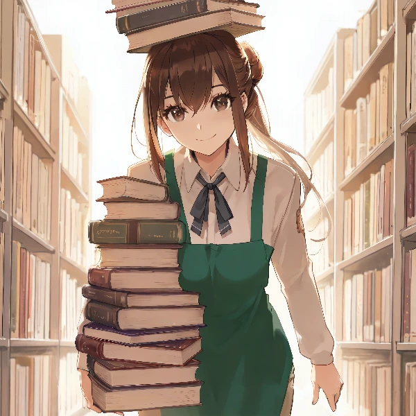 多忙な司書さん