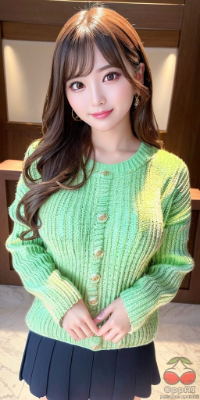 【限定】ニットを着ると、あたたかくて cozy な感じがする