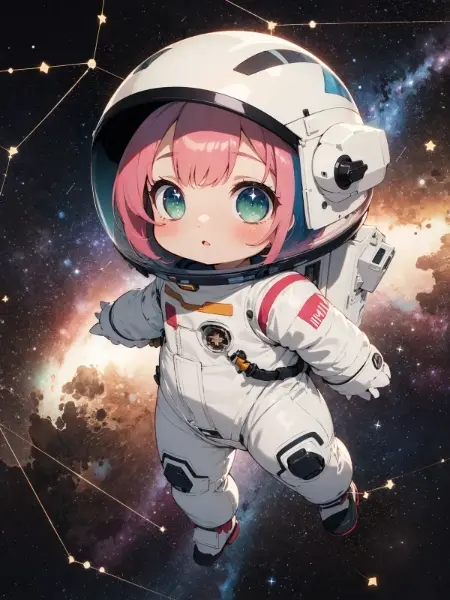 ここからなら良く星座が見えるよ