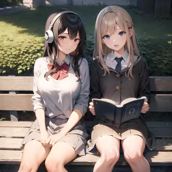 公園でゆったり過ごす