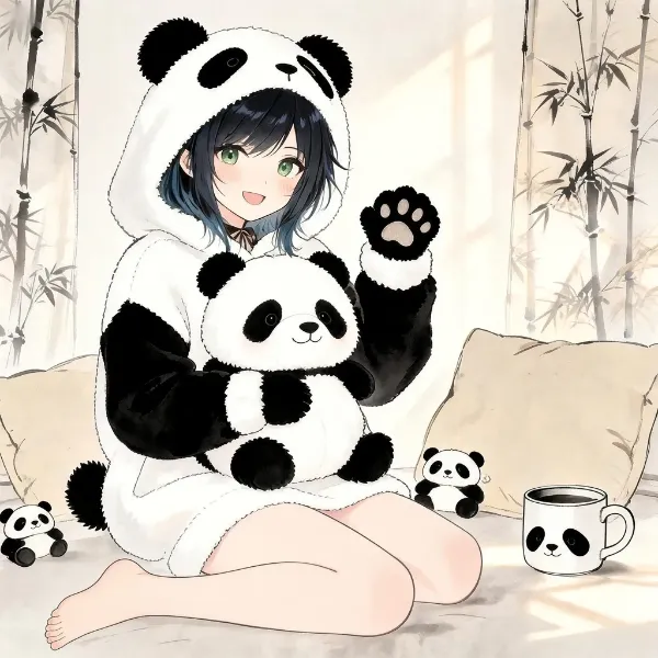 パンダパジャマ！