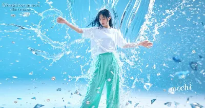 水しぶきとダイヤ、まぶしすぎる✨