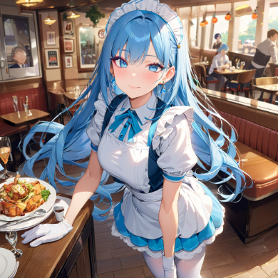 お昼のレストラン
