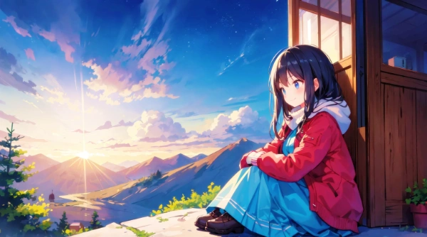 初日の出を待つ大晦日