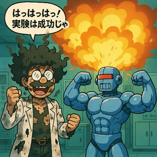 ボディビルロボット完成