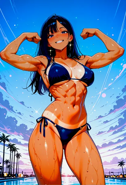 黄金の夕凪、貴方の瞳に映る勝利の肉体美