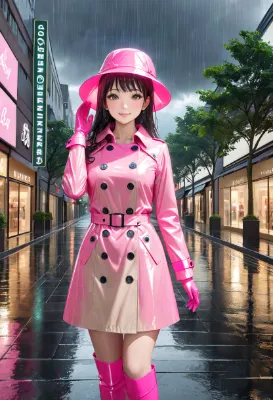 雨の日コーデ