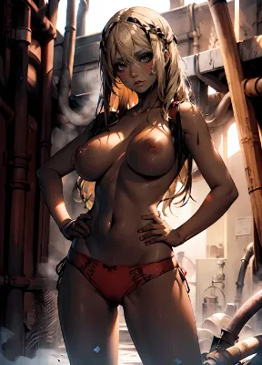 黒ギャル労働者の黒乳首～1
