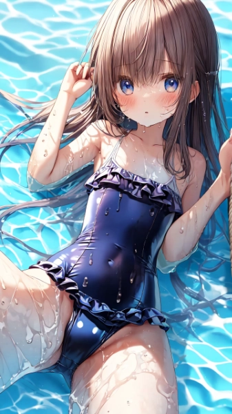 水着の女の子