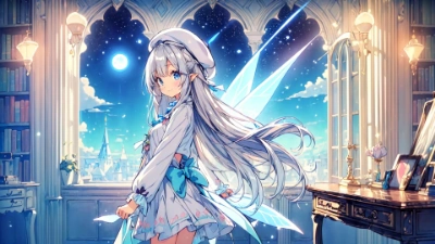 窓辺の天使